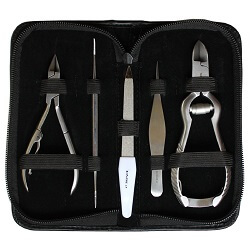 BIZARRE.LY 5teiliges Pediküre-Maniküre Fußpflege Set